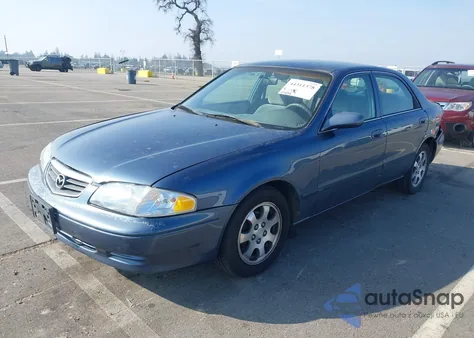2002 Mazda 626 Lx z USA, uszkodzony, nr VIN 1YVGF22C125278180